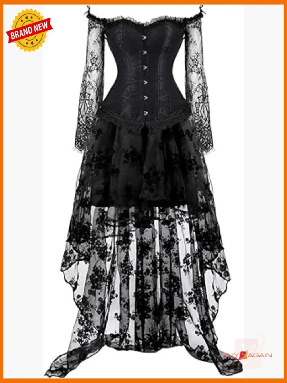Plus Size Victorian Corset Bustier for Renaissance Costume